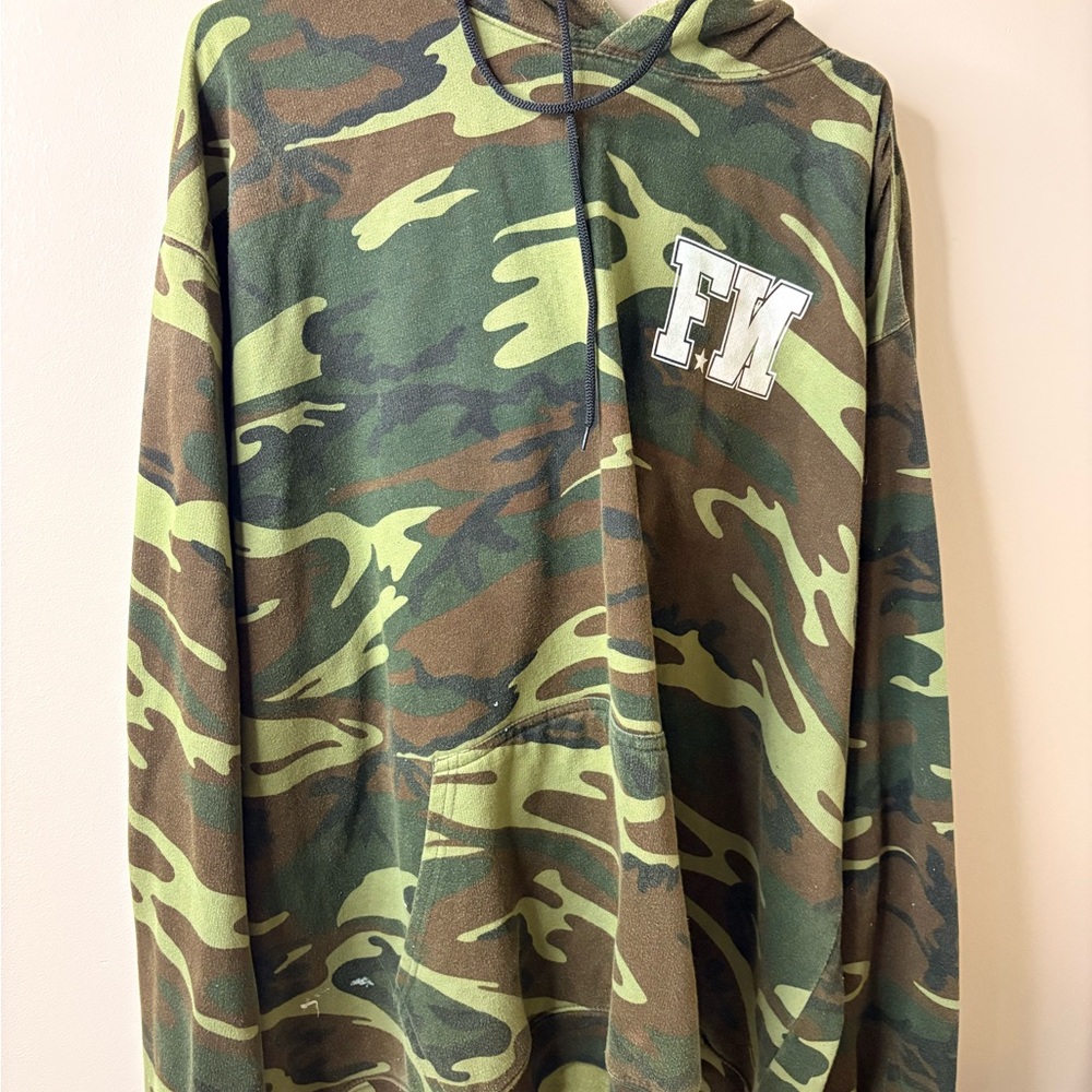 Camouflage Hoodie with FM Logo